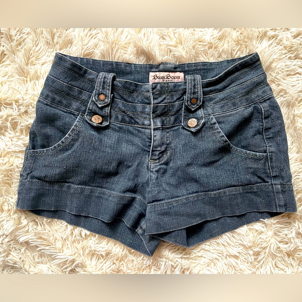 Denim shorts